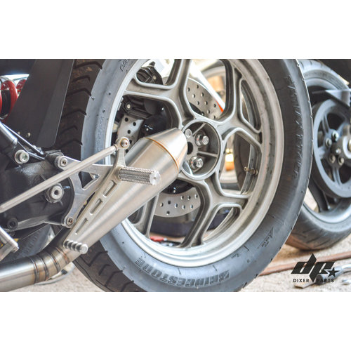 Dixerparts Exhaust Mounts for Short and Long Rearsets | BMW K75
