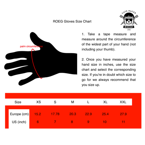 Roeg Gants Moto FNGR Cuir FNGR Noir