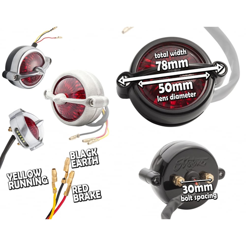 Motone Bel Air Rem/Achterlicht Zonder Voet