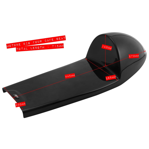 Motone Cafe Racer Custom Universal Sitzschale CB 500/550/650/750 / BMW / Honda / XS / GN / SUZ