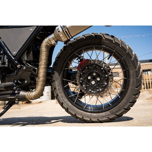 Scrambler BMW K100RS avec roues à rayons