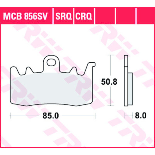 TRW Brake Pads Sint SRT MCB856SRT