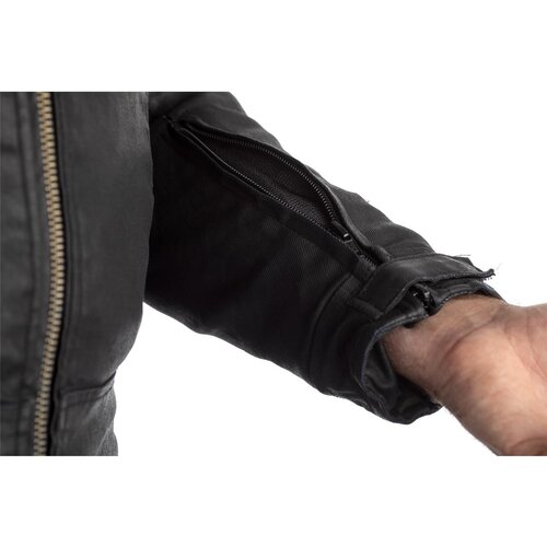 RST Black Brixton Motorcycle Jacket Textile
