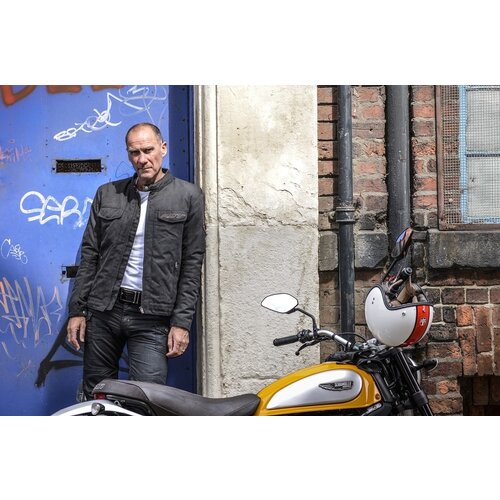 RST Charcoal IOM TT Crosby Motorcycle Jacket Textile Men