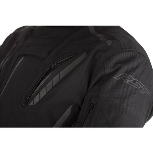 RST Black Pathfinder Motorcycle Jacket Textile
