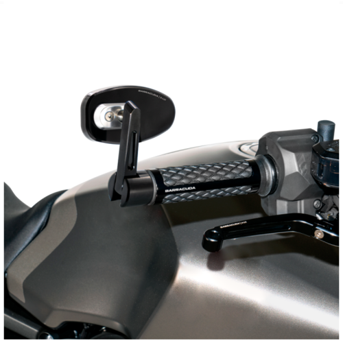 Barracuda Universal Skin-R Bar End B-Lux Rétroviseurs Montage sur Guidon
