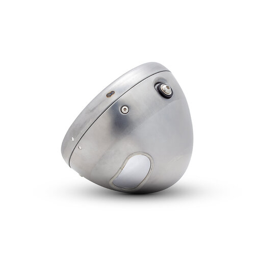 7 Inch Raw Unpainted Metal Headlight Housing + Bezel