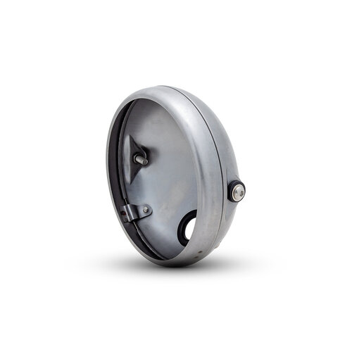 7 inch Onbewerkte metalen koplamp behuizing Shorty