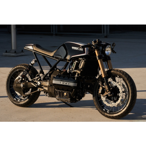 Dixerparts Kühlerseite Extras Oberflächen Embleme Details für BMW K100/K1100 Cafe Racer Boober