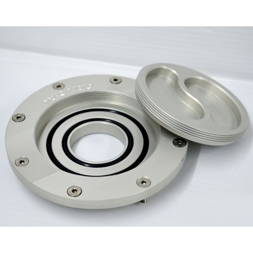 Dixerparts Tankdeckel für BMW K75/K100/K1100 Cafe Racer Scrambler | Silber
