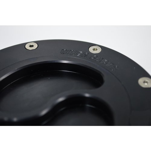 Dixerparts Couvercle de gaz de Bouchon de Remplissage de Carburant pour BMW K75/K100/K1100 Cafe Racer Scrambler | Le Noir