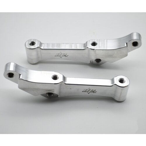 Dixerparts Mise à Niveau du Support Adaptateur D'étrier Brembo-100 mm pour Harley Davidson Dyna ('06-'17) | La Gauche