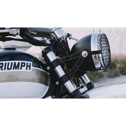 Tamarit Supports de phare «FOUR LINE» pour Bonneville, Scrambler et Thruxton