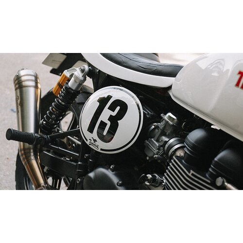 Tamarit Side Cover set "Dalua" voor oude Bonneville, Scrambler en Thruxton