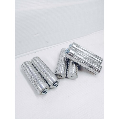 Dixerparts Fußrasten Fußrasten - 30 x 100 mm Cafe Racer Stunt 636 | Aluminium