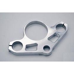 Té Supérieur Clamp Yoke 92mm Compteur de Vitesse pour BMW K75/K100/RS/RT/LT (82-91) Cafe Racer | Aluminium, Argent