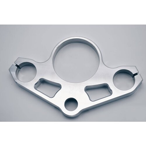 Dixerparts Bovenste Triple Tree Clamp Yoke 92mm Snelheidsmeter voor BMW K75/K100/RS/RT/LT (82-91) Cafe Racer | Aluminium, Zilver