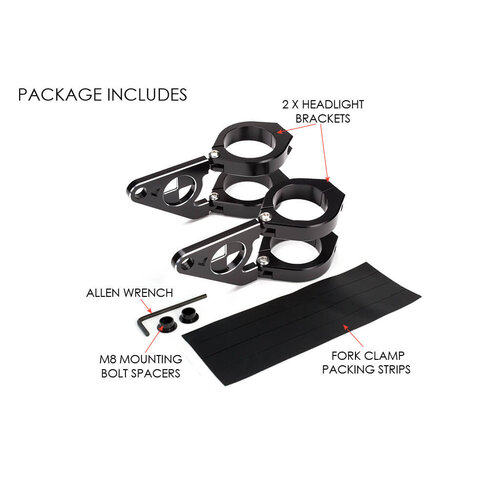 Supports de phare avant de luxe "Beemer"