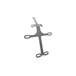 Support de plaque d'immatriculation pour plaque d'immatriculation sur garde-boue