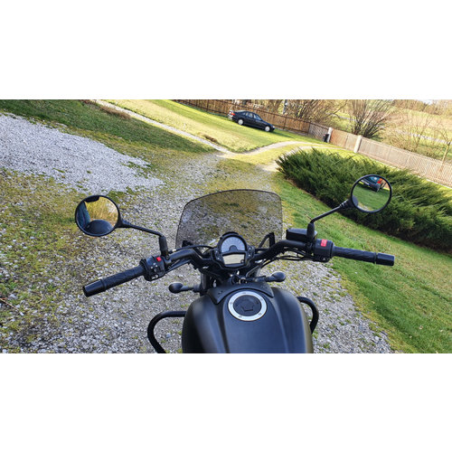 Set de miroirs ronds M10x1,25 Homologué