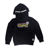 Het is een chopper baby hoodie