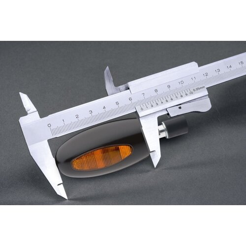 Kellermann BL 1000 LED Lenkerendenblinker mit Alu poliert | Gelb