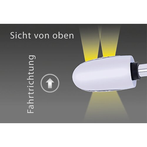 Kellermann BL 1000 Clignotant de fin de Guidon LED avec Aluminium Poli | Jaune