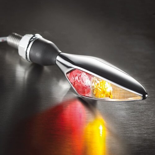 Kellermann Rhombus DF LED Blinker 3 in 1 Hinten Links | Chrom