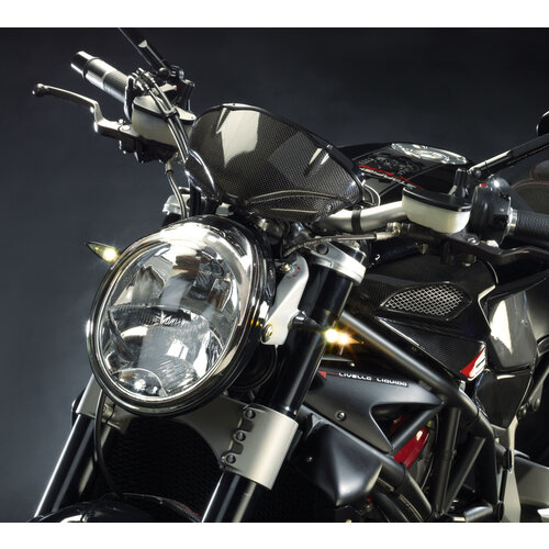 Kellermann Rhombus PL LED-Blinker Vorne Links | Chrom