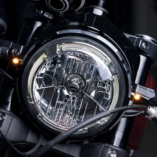 Kellermann Mini Indicateur LED Atto® Avant et Arrière | Le Noir