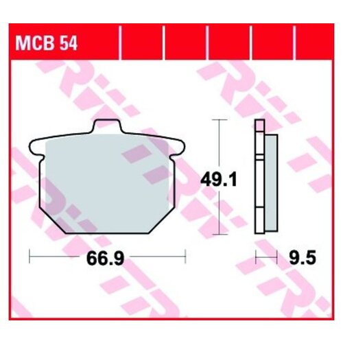 TRW MCB54 STD Brake Pads CX GL CBX CB