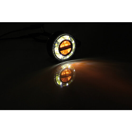 Highsider LED indicator Rocket Front Black