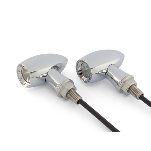 Chrom Mini LED Rückleuchten Typ "Ladz"