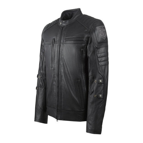 John Doe Technische Lederjacke mit XTM | Schwarz