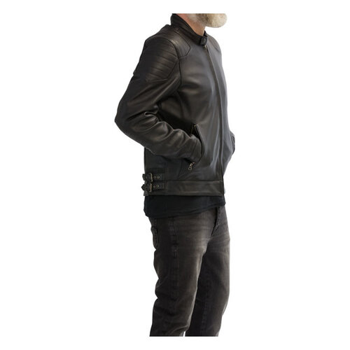 John Doe Technische Lederjacke mit XTM | Schwarz