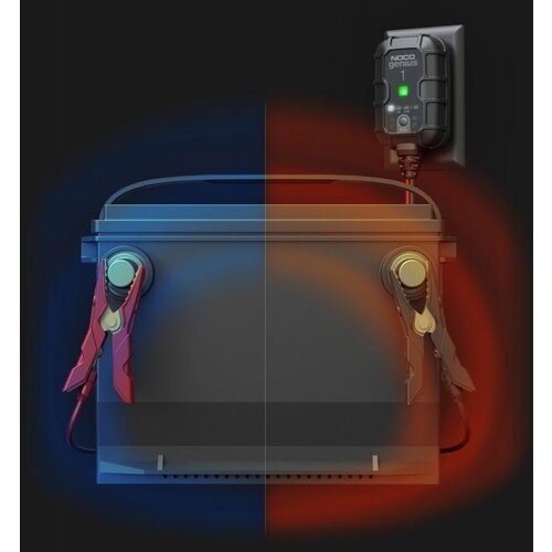 Noco Genius1 Allround 6 / 12 V Lithium / Gel / Lead  Smart Battery Charger