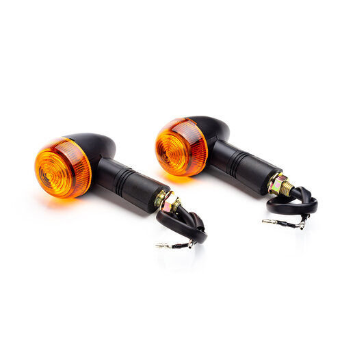 Classic E-marked Bullet Indicators Chrome / Black