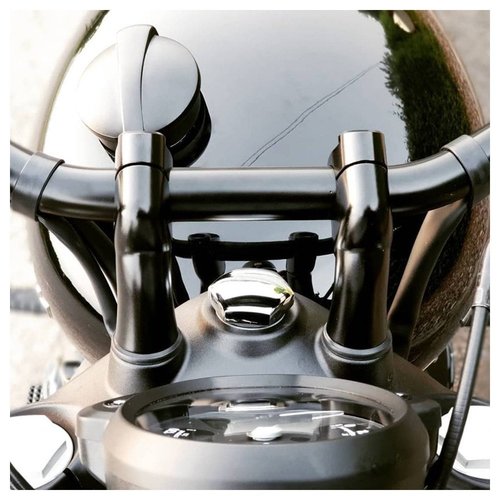 Motone Kit élévateur Up-And-Over pour Fat Bars 28,6 mm - Noir