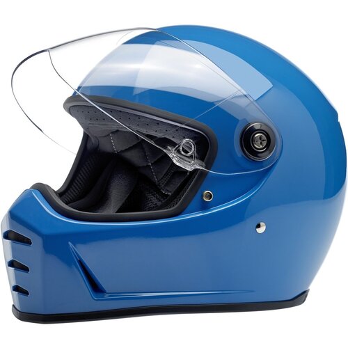 Biltwell Casque Lane Splitter Gloss Tahoe Blue