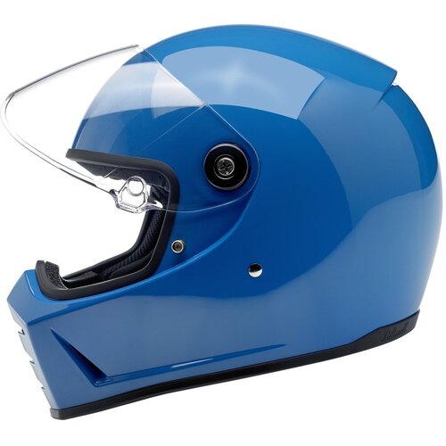 Biltwell Casque Lane Splitter Gloss Tahoe Blue