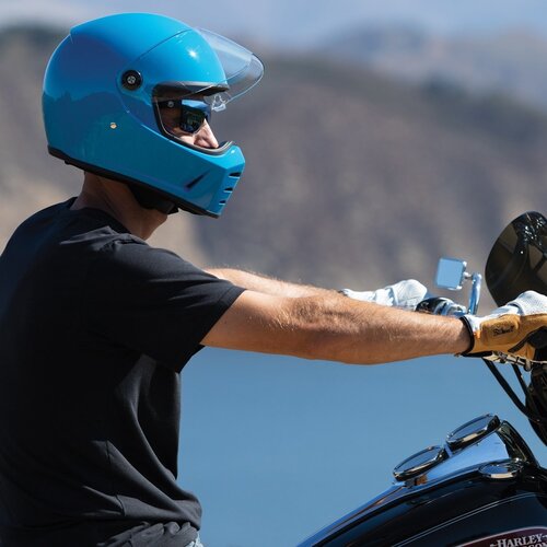 Biltwell Lane Splitter  Gloss Tahoe Blue