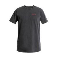 Slang in Brand T-shirt | Fade-out Zwart
