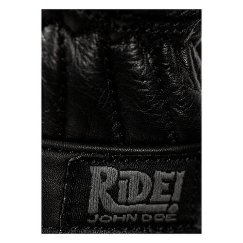 John Doe Gants Durango Noir/Noir | Approuvé CE