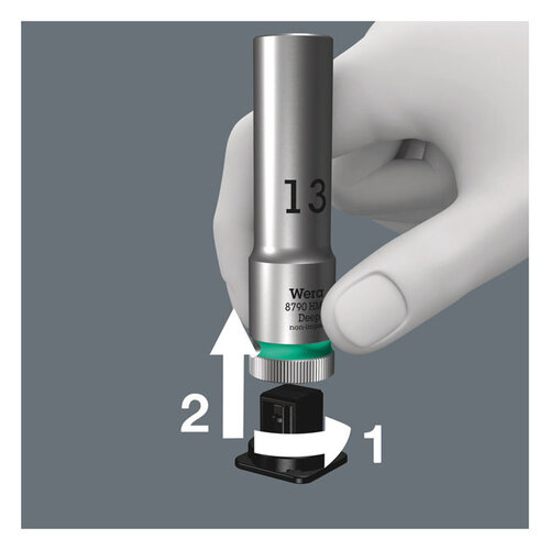 Wera Doppenset Riem 1/2" Diep 6-delig