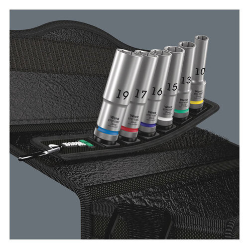 Wera Jeu de douilles ceinture profonde 1/2" 6 pcs