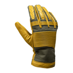 Gants Durango Jaune/Olive | Approuvé CE