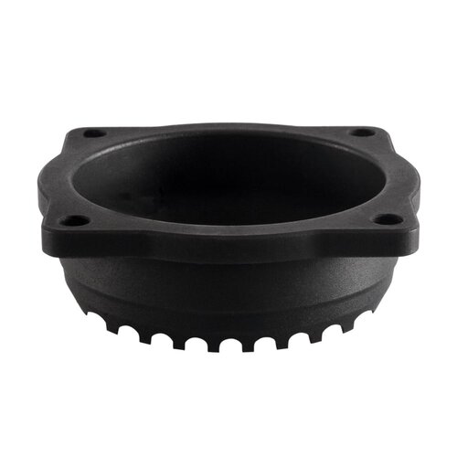 Motone HD CV Finned Carb Top Deksel - Finned- Contrast Cut - Zwart