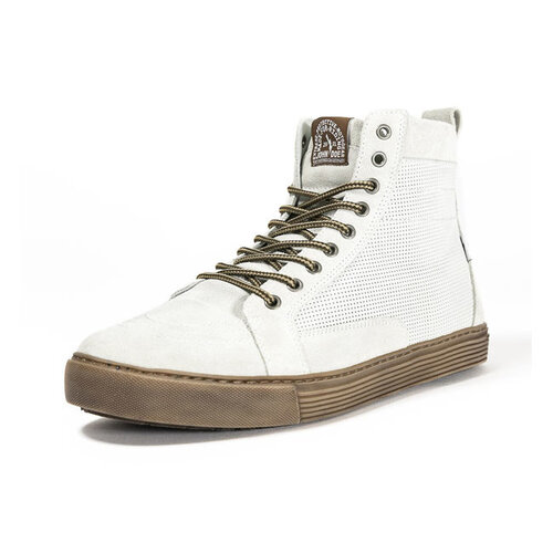 John Doe Motorsneakers Neo Wit/ Bruin | Ce-Goedgekeurd