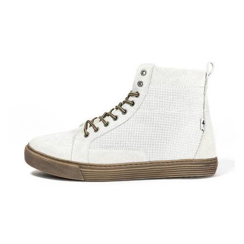 John Doe Motorsneakers Neo Wit/ Bruin | Ce-Goedgekeurd
