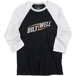 Bolts Raglan Shirt - Black/White